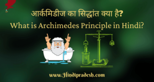 Archimedes Ka Siddhant in Hindi