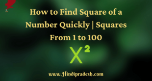 squares from 1 to 100